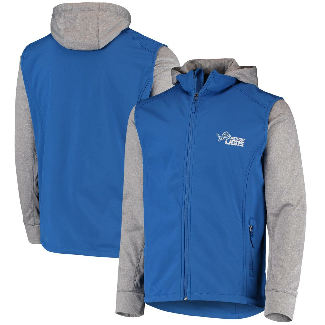 Detroit Lions Dunbrooke Alpha Full-Zip Jacket - Blue/Gray - NFL