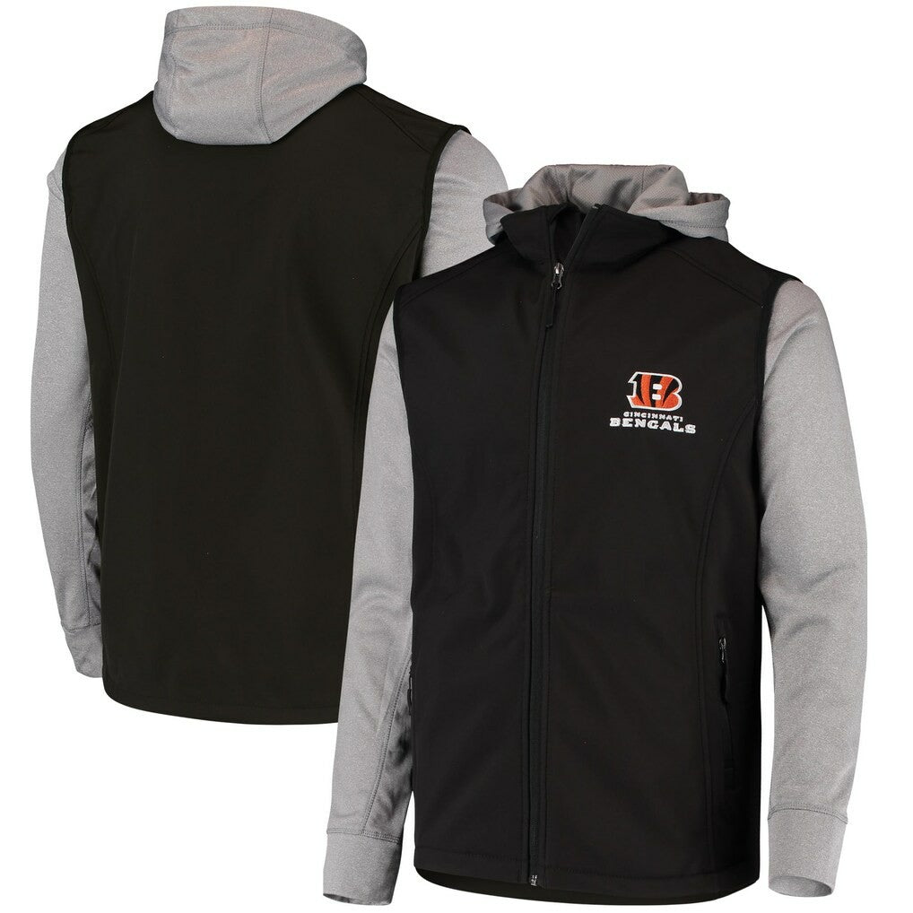 Cincinnati Bengals Dunbrooke Alpha Full-Zip Jacket - Black/Gray - NFL