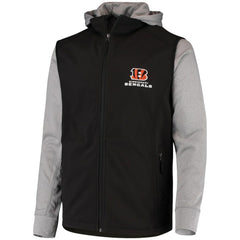 Cincinnati Bengals Dunbrooke Alpha Full-Zip Jacket - Black/Gray - NFL
