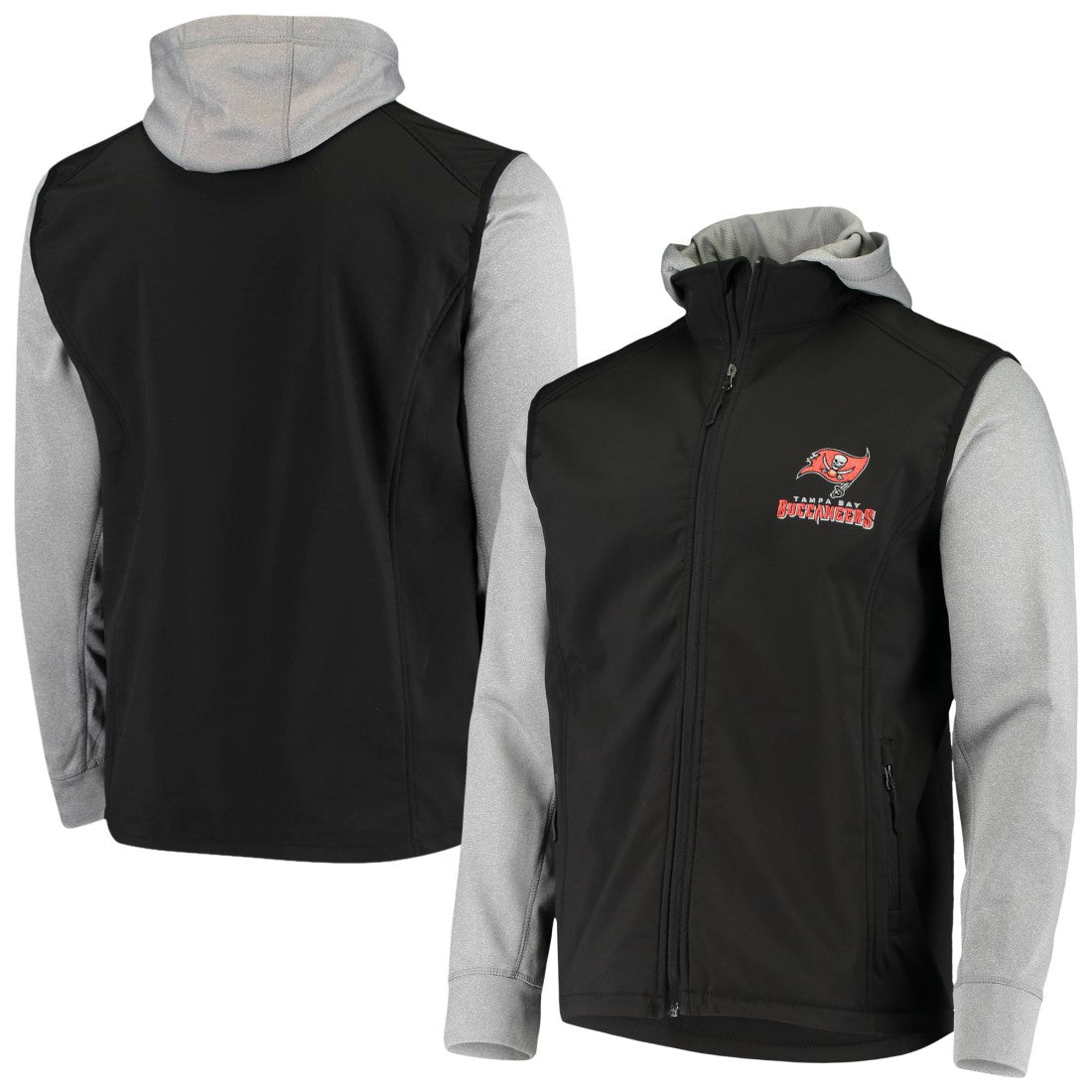 Tampa Bay Buccaneers Dunbrooke Alpha Full-Zip Jacket - Black/Gray - NFL