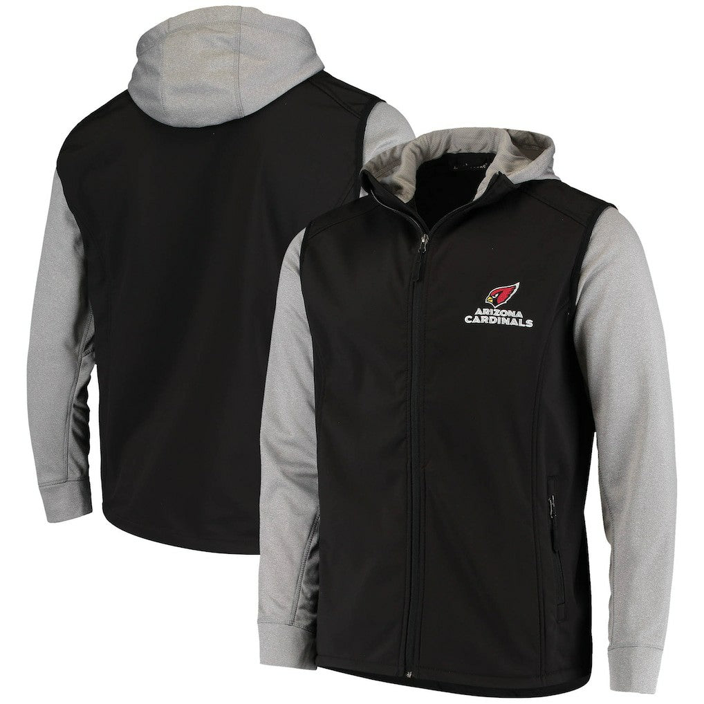 Arizona Cardinals Dunbrooke Alpha Full-Zip Jacket - Black/Gray - NFL