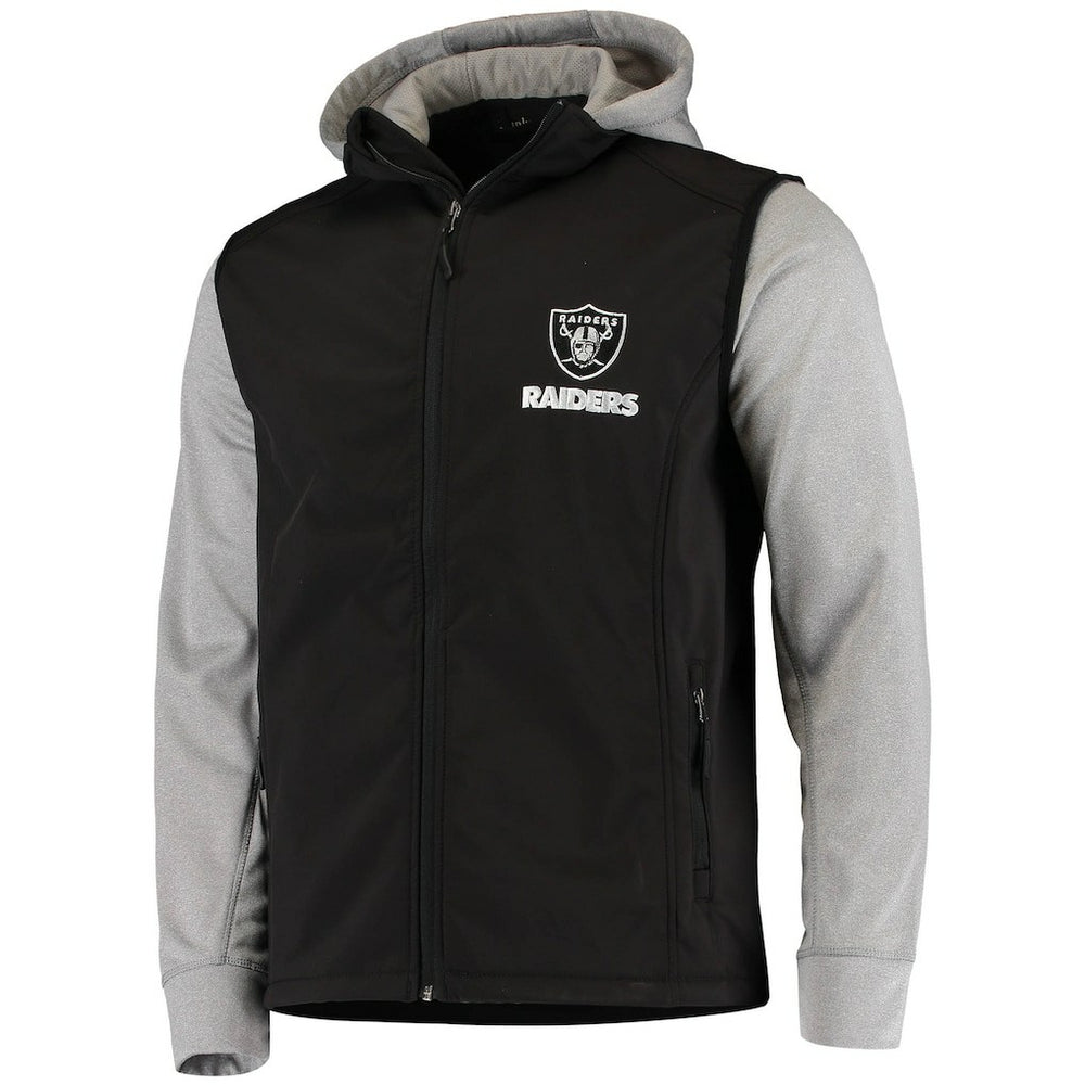 Las Vegas Raiders Dunbrooke Alpha Full-Zip Jacket - Black/Gray - NFL