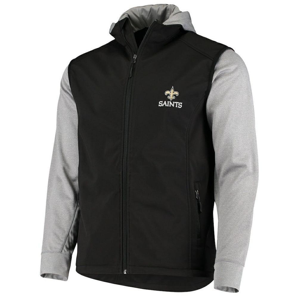 New Orleans Saints Dunbrooke Alpha Full-Zip Jacket - Black/Gray - NFL