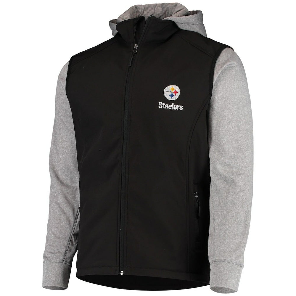Pittsburgh Steelers Dunbrooke Alpha Full-Zip Jacket - Black/Gray - NFL