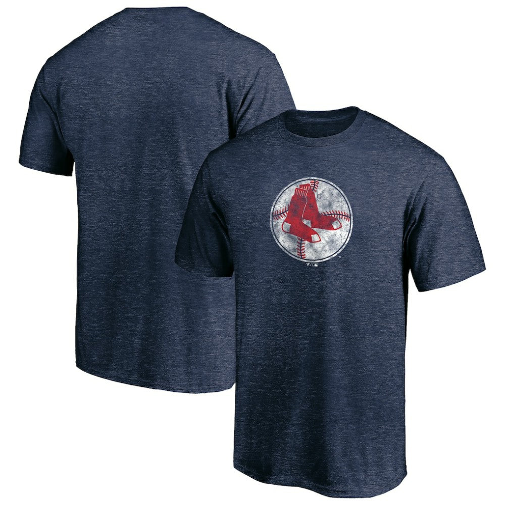 Boston Red Sox Cooperstown Collection True Classics Throwback Logo Tri-Blend T-Shirt Outlet