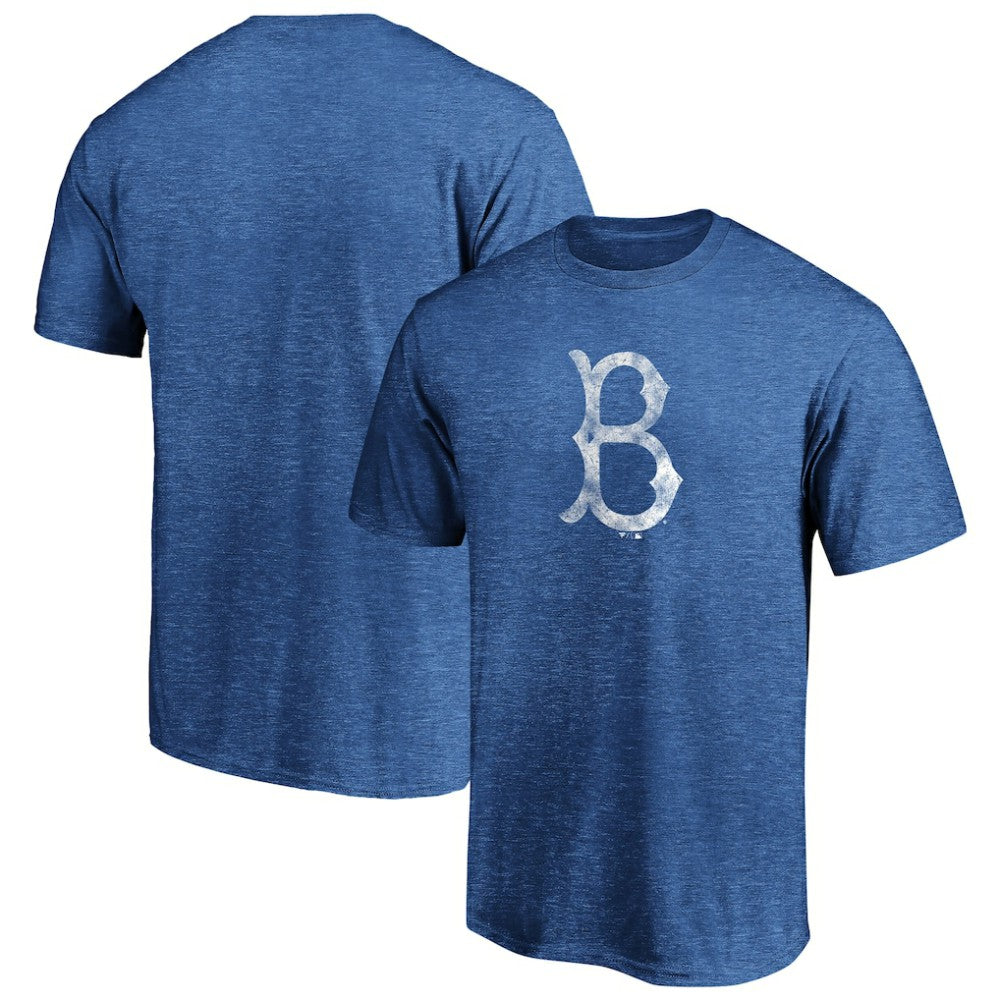 Brooklyn Dodgers Cooperstown Collection True Classics Throwback Logo Tri-Blend T-Shirt for sale