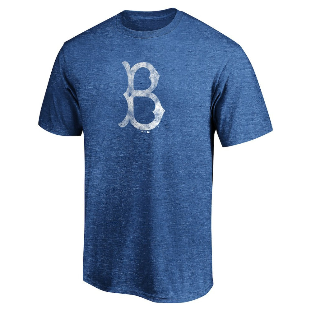 Brooklyn Dodgers Cooperstown Collection True Classics Throwback Logo Tri-Blend T-Shirt for sale