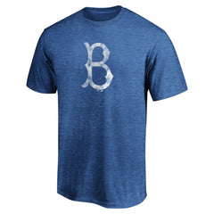 Brooklyn Dodgers Cooperstown Collection True Classics Throwback Logo Tri-Blend T-Shirt for sale