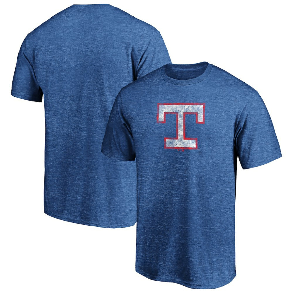Texas Rangers Cooperstown Collection True Classics Throwback Logo Tri-Blend T-Shirt Discount