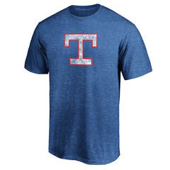Texas Rangers Cooperstown Collection True Classics Throwback Logo Tri-Blend T-Shirt Discount