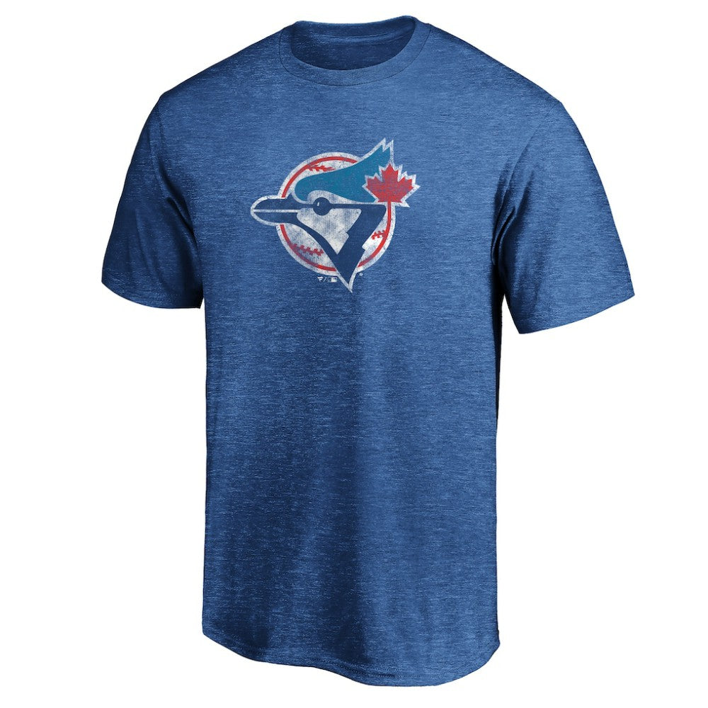 Toronto Blue Jays Cooperstown Collection True Classics Throwback Logo Tri-Blend T-Shirt Discount