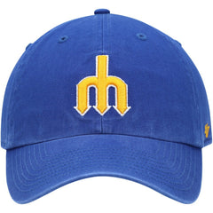 Seattle Mariners '47 1977 Logo Cooperstown Collection Clean Up Adjustable Hat Outlet
