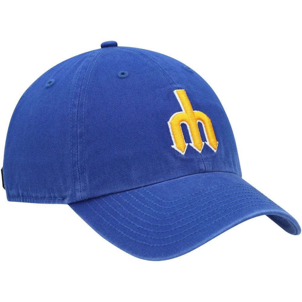 Seattle Mariners '47 1977 Logo Cooperstown Collection Clean Up Adjustable Hat Outlet