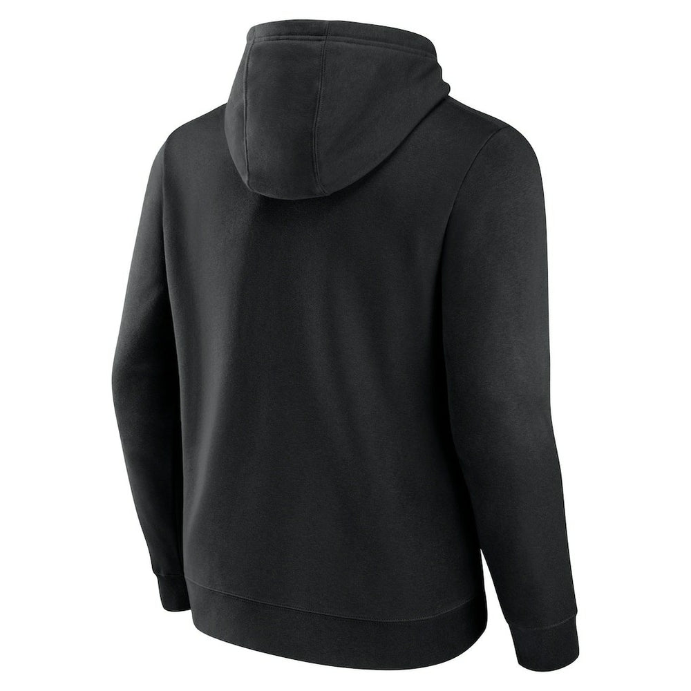 Jacksonville Jaguars Primary Logo Fitted Pullover Hoodie - Black - NFL