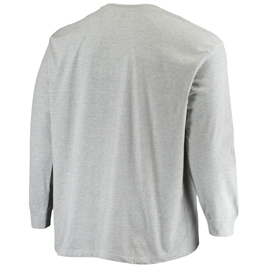 Los Angeles Rams Big & Tall Practice Long Sleeve T-Shirt - Heathered Gray - Fanatics