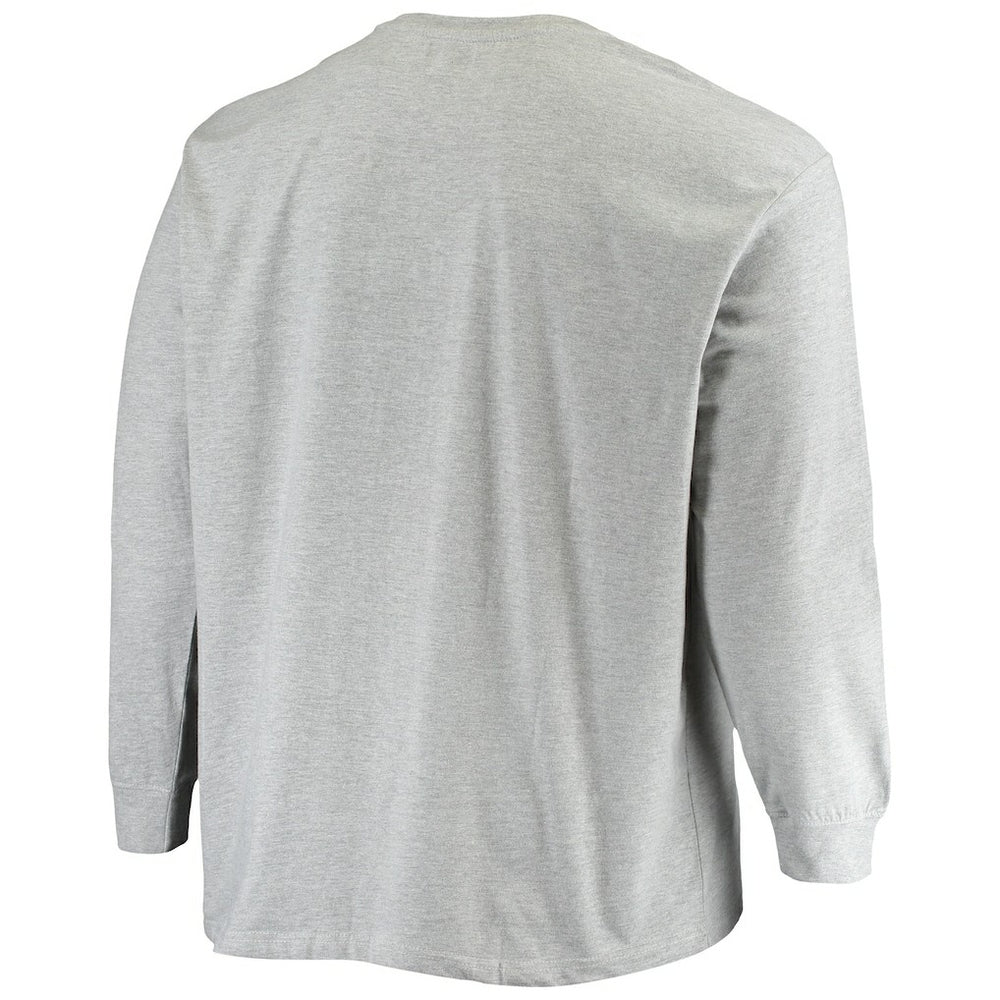 Los Angeles Rams Big & Tall Practice Long Sleeve T-Shirt - Heathered Gray - Fanatics
