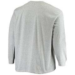 Los Angeles Rams Big & Tall Practice Long Sleeve T-Shirt - Heathered Gray - Fanatics