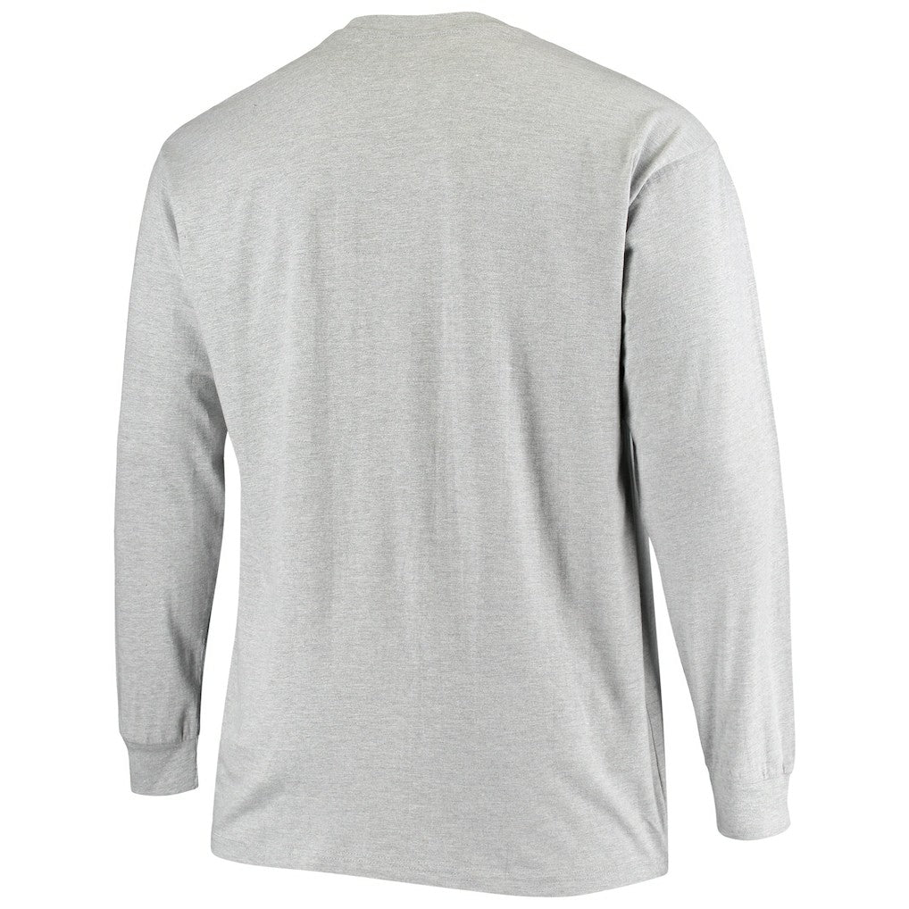 New Orleans Saints Big & Tall Practice Long Sleeve T-Shirt - Heathered Gray - Fanatics