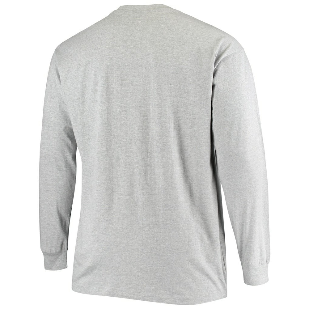 New Orleans Saints Big & Tall Practice Long Sleeve T-Shirt - Heathered Gray - Fanatics