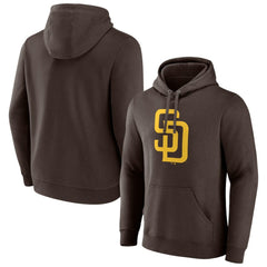 San Diego Padres Official Logo Fitted Pullover Hoodie Outlet