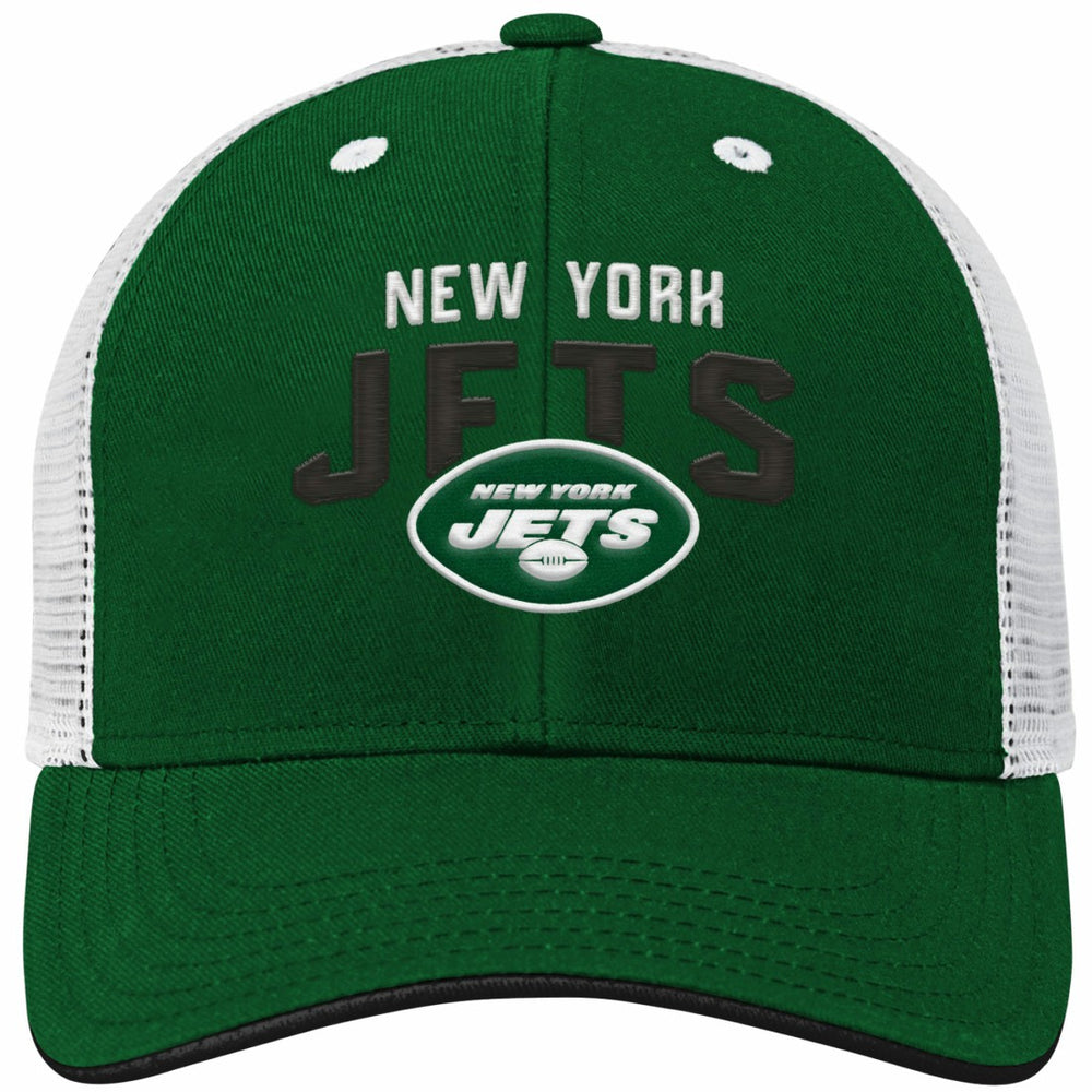 New York Jets Youth Core Lockup Adjustable Hat - Green/White - NFL
