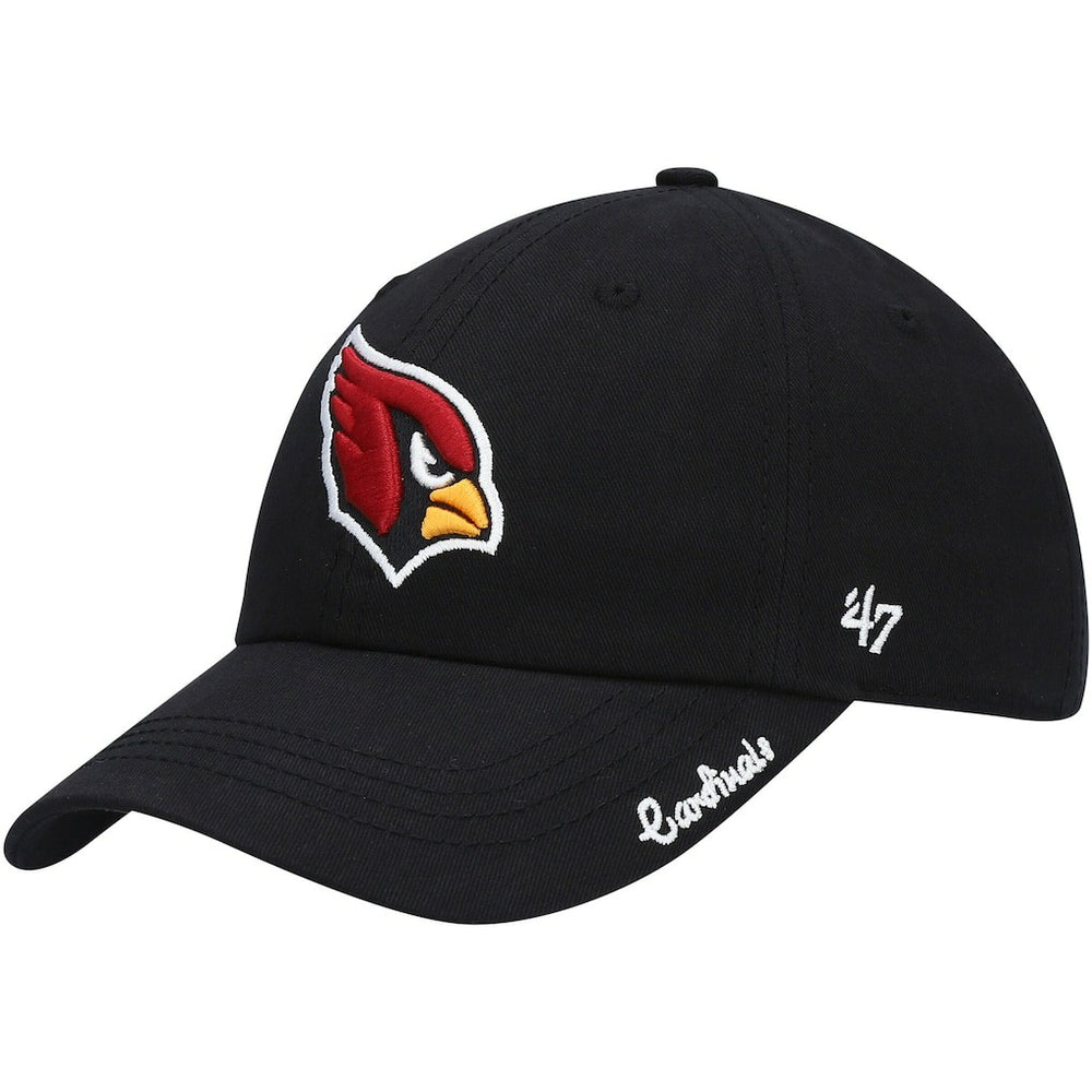 Arizona Cardinals '47 Women's Miata Clean Up Primary Adjustable Hat - Black - 47 brand