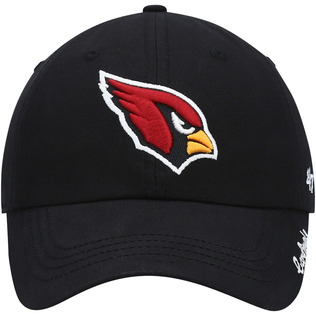 Arizona Cardinals '47 Women's Miata Clean Up Primary Adjustable Hat - Black - 47 brand