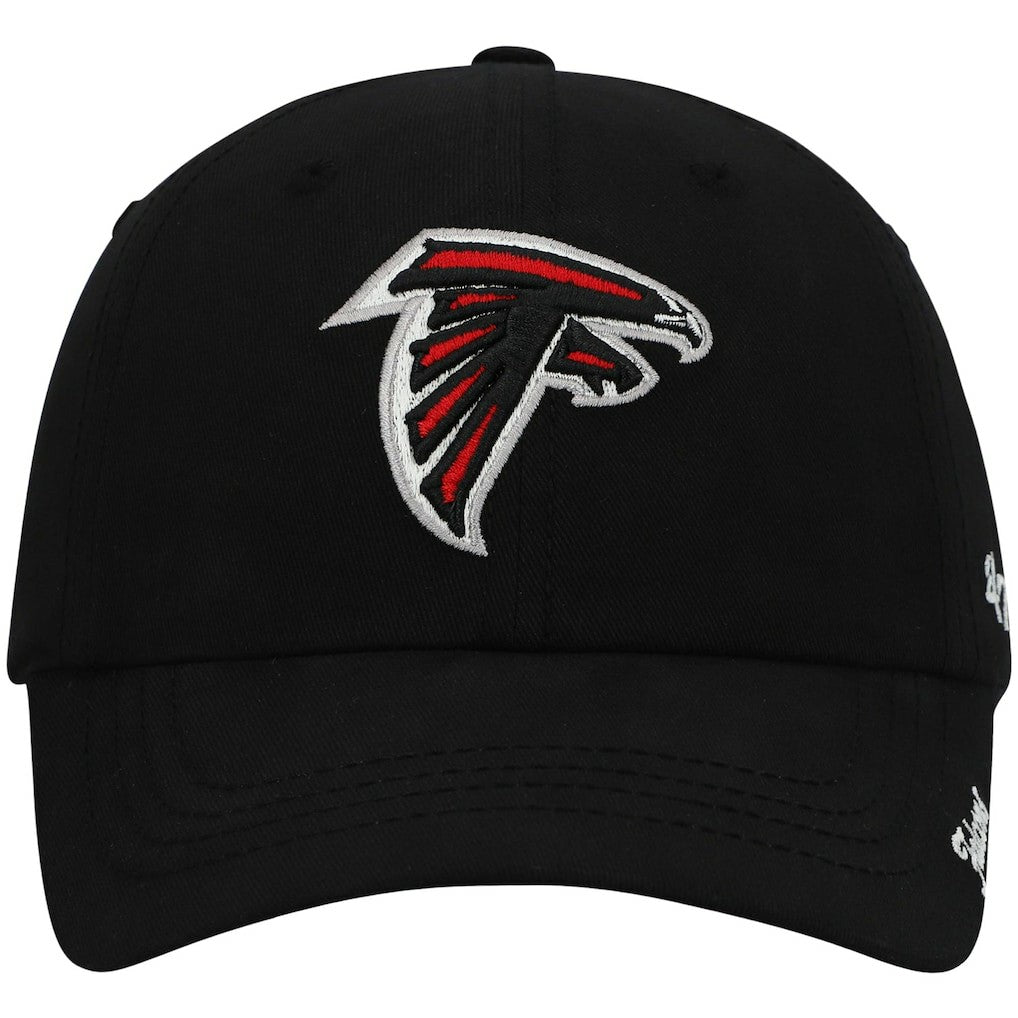 Atlanta Falcons '47 Women's Miata Clean Up Primary Adjustable Hat - Black - 47 brand