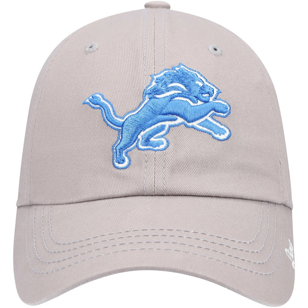 Detroit Lions '47 Women's Miata Clean Up Primary Adjustable Hat - Silver - 47 brand