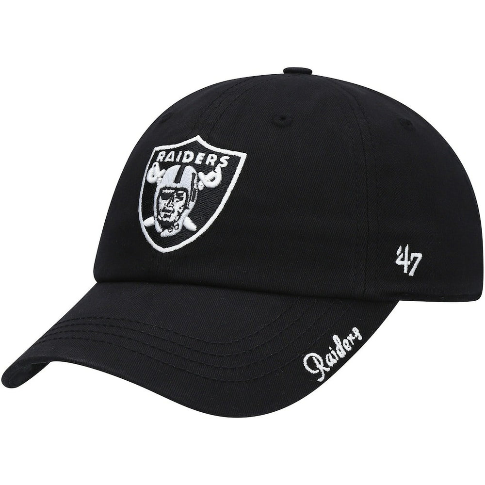 Las Vegas Raiders '47 Women's Miata Clean Up Primary Adjustable Hat - Black - 47 brand