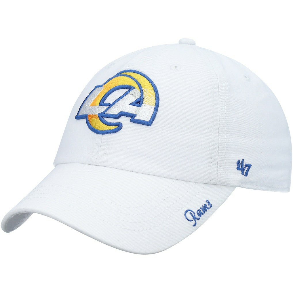 Los Angeles Rams '47 Women's Miata Clean Up Logo Adjustable Hat - White - 47 brand