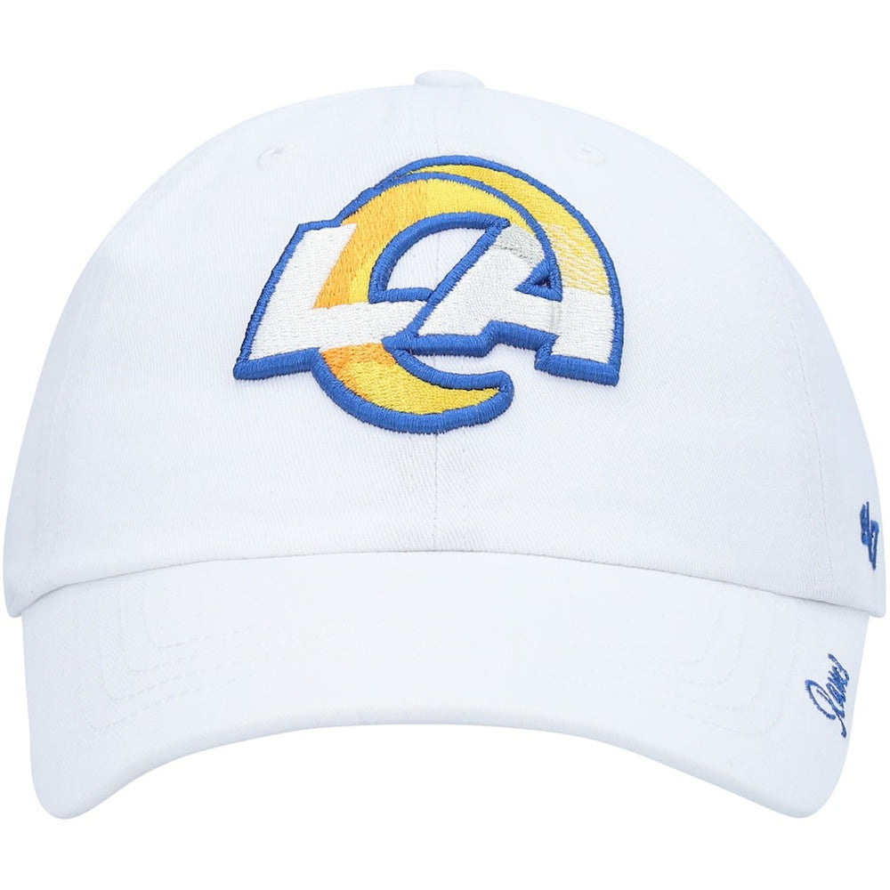 Los Angeles Rams '47 Women's Miata Clean Up Logo Adjustable Hat - White - 47 brand
