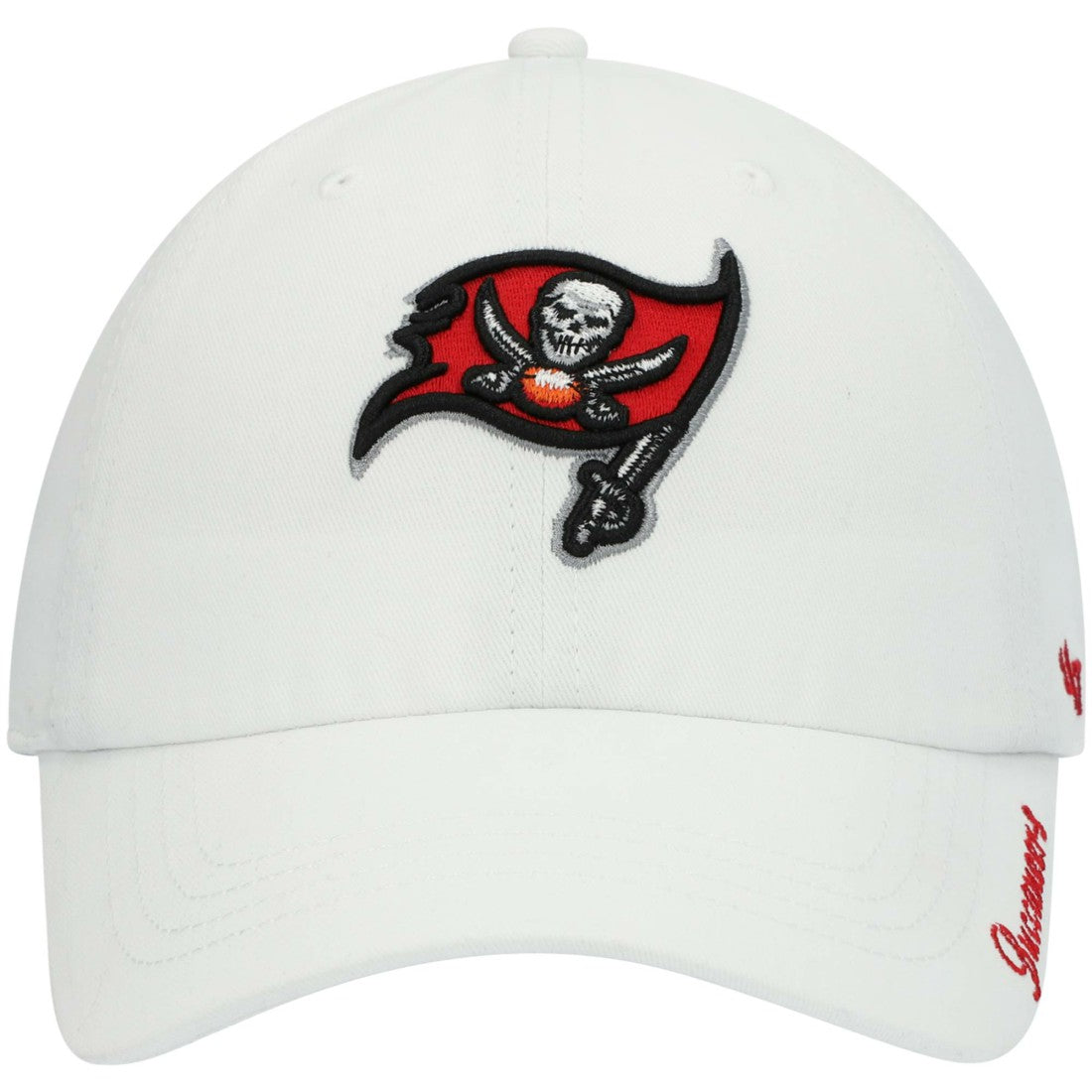 Tampa Bay Buccaneers '47 Women's Miata Clean Up Logo Adjustable Hat - White - 47 brand