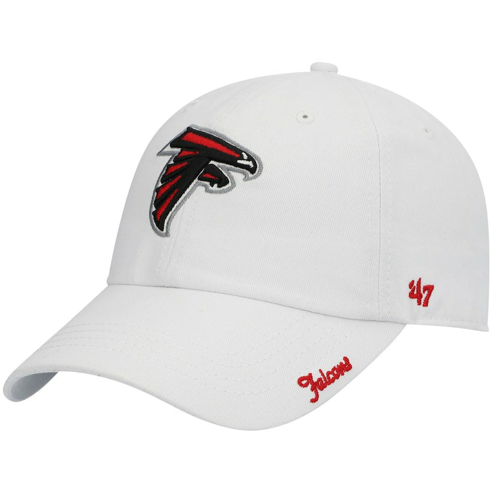 Atlanta Falcons '47 Women's Miata Clean Up Logo Adjustable Hat - White - 47 brand