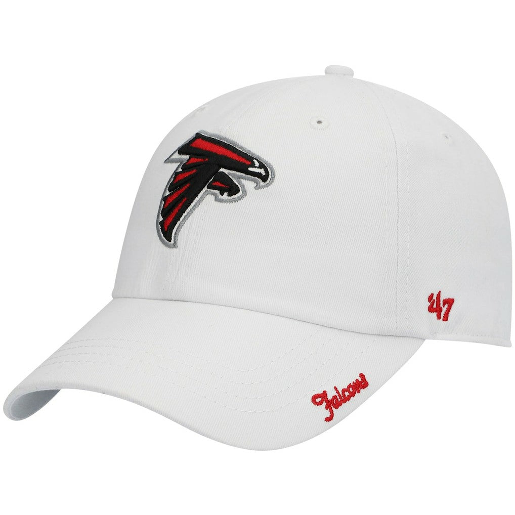 Atlanta Falcons '47 Women's Miata Clean Up Logo Adjustable Hat - White - 47 brand