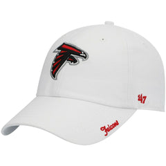 Atlanta Falcons '47 Women's Miata Clean Up Logo Adjustable Hat - White - 47 brand