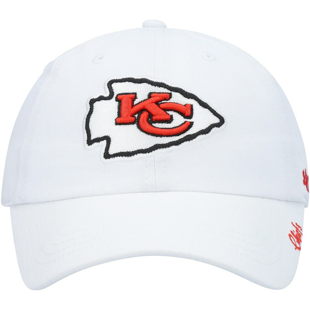 Kansas City Chiefs '47 Women's Miata Clean Up Logo Adjustable Hat - White - 47 brand