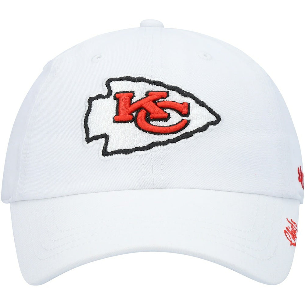 Kansas City Chiefs '47 Women's Miata Clean Up Logo Adjustable Hat - White - 47 brand
