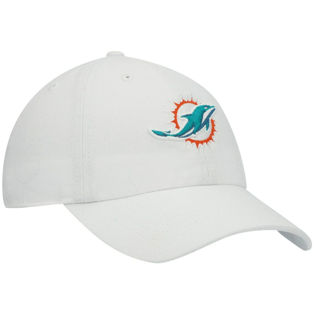 Miami Dolphins '47 Women's Miata Clean Up Logo Adjustable Hat - White - 47 brand
