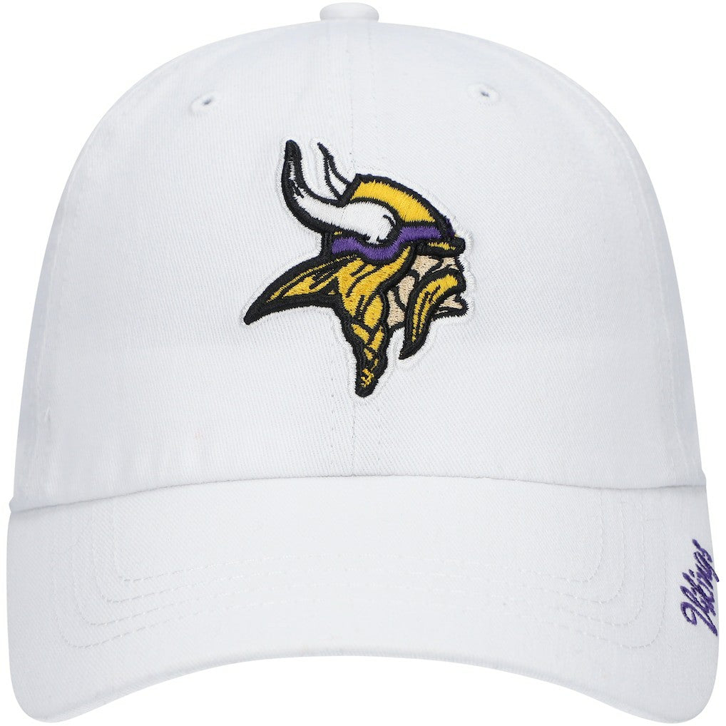 Minnesota Vikings '47 Women's Miata Clean Up Logo Adjustable Hat - White - 47 brand