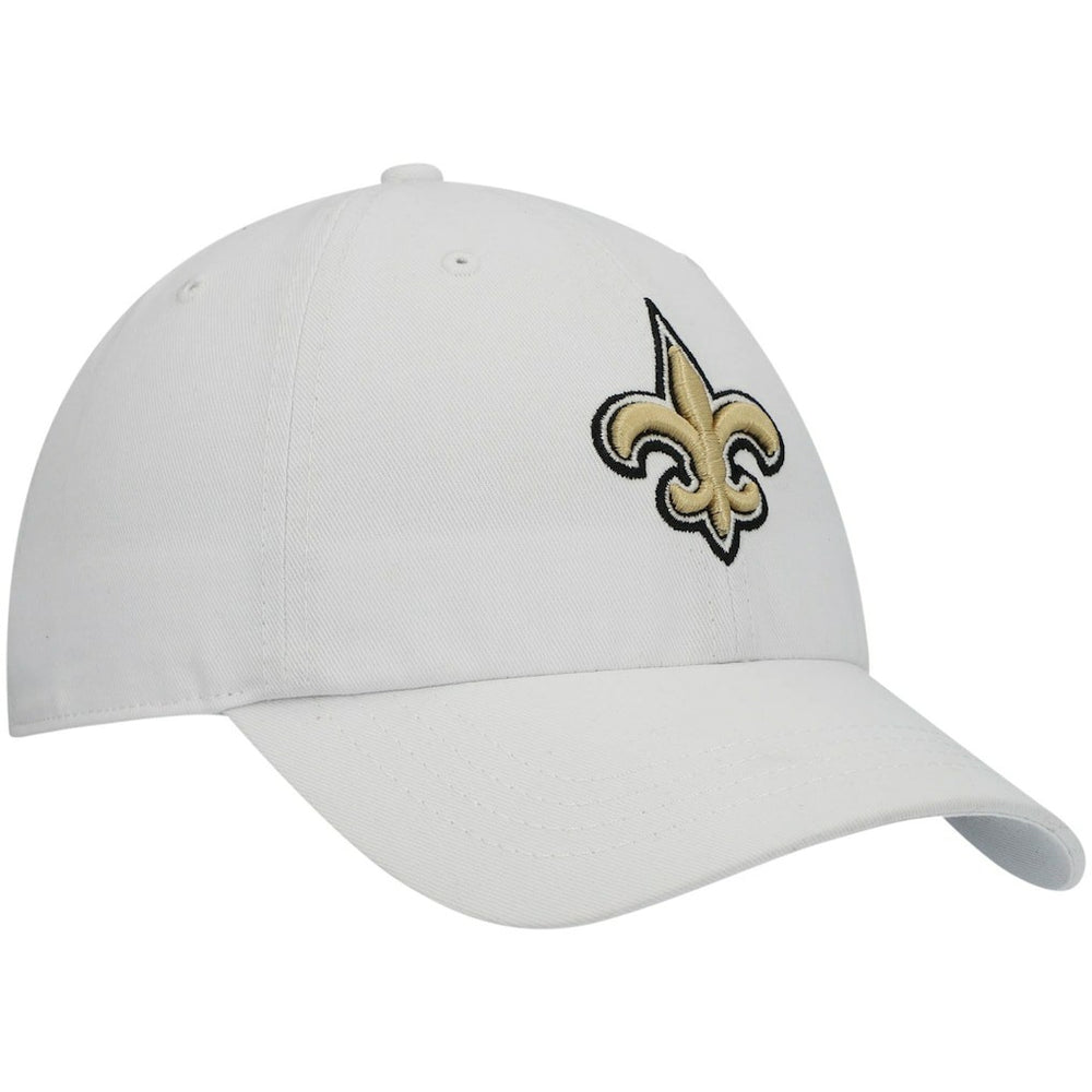 New Orleans Saints '47 Women's Miata Clean Up Logo Adjustable Hat - White - 47 brand