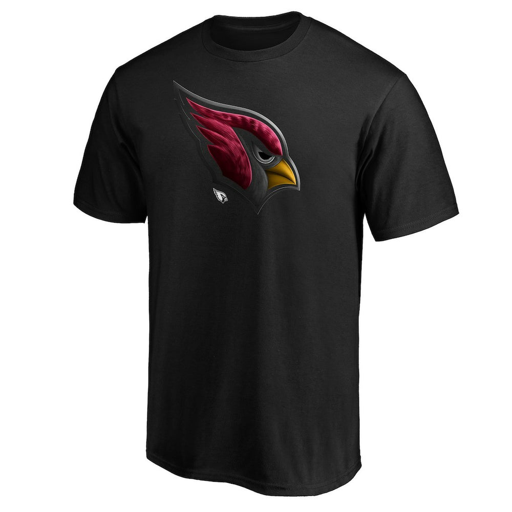 Arizona Cardinals Midnight Mascot Team Logo T-Shirt - Black - NFL