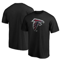 Atlanta Falcons Midnight Mascot Team Logo T-Shirt - Black - NFL