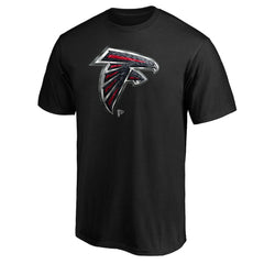 Atlanta Falcons Midnight Mascot Team Logo T-Shirt - Black - NFL