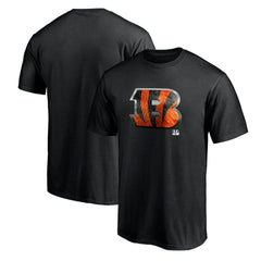 Cincinnati Bengals Midnight Mascot Team Logo T-Shirt - Black - NFL