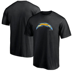 Los Angeles Chargers Midnight Mascot Team Logo T-Shirt - Black - NFL