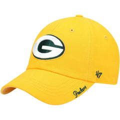 Green Bay Packers '47 Women's Miata Clean Up Secondary Adjustable Hat - Gold - 47 brand