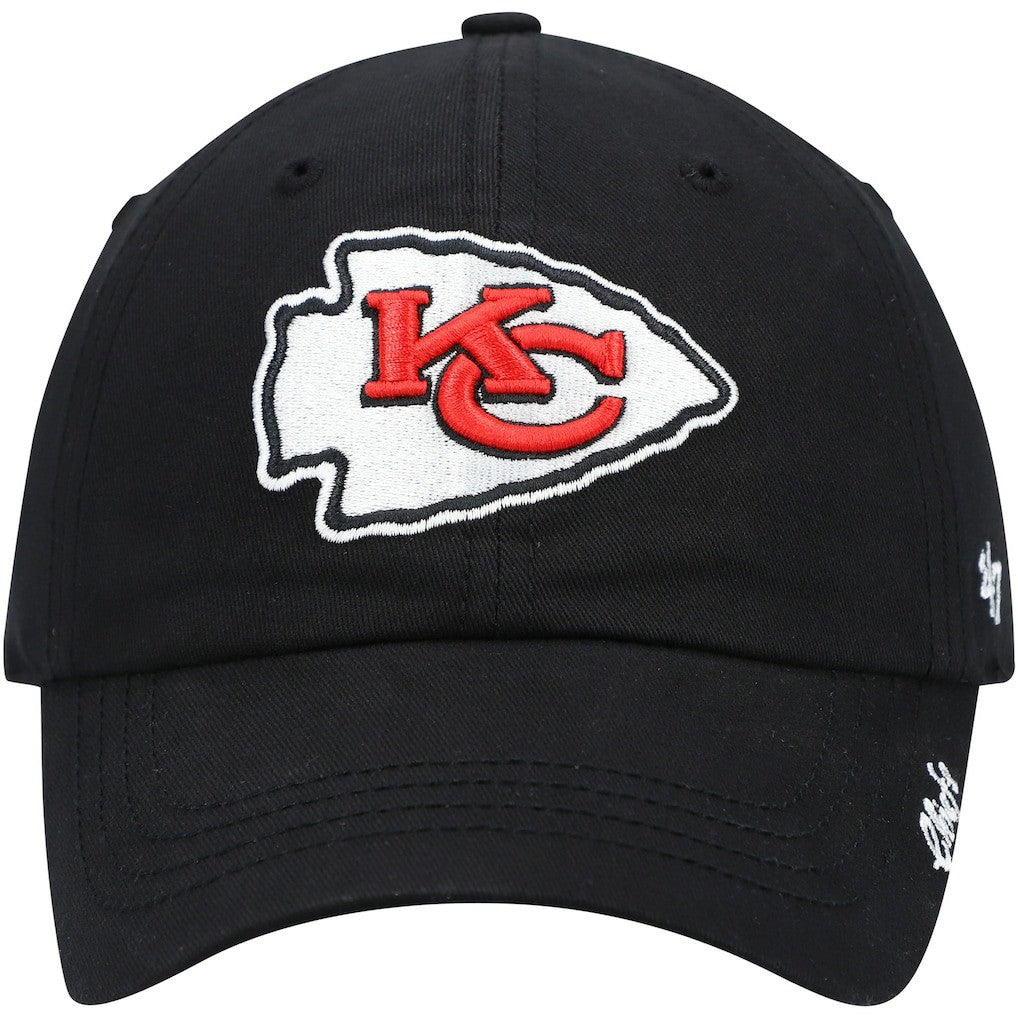 Kansas City Chiefs '47 Women's Miata Clean Up Secondary Adjustable Hat - Black - 47 brand