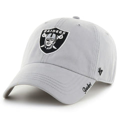 Las Vegas Raiders '47 Women's Miata Clean Up Secondary Adjustable Hat - Silver - 47 brand