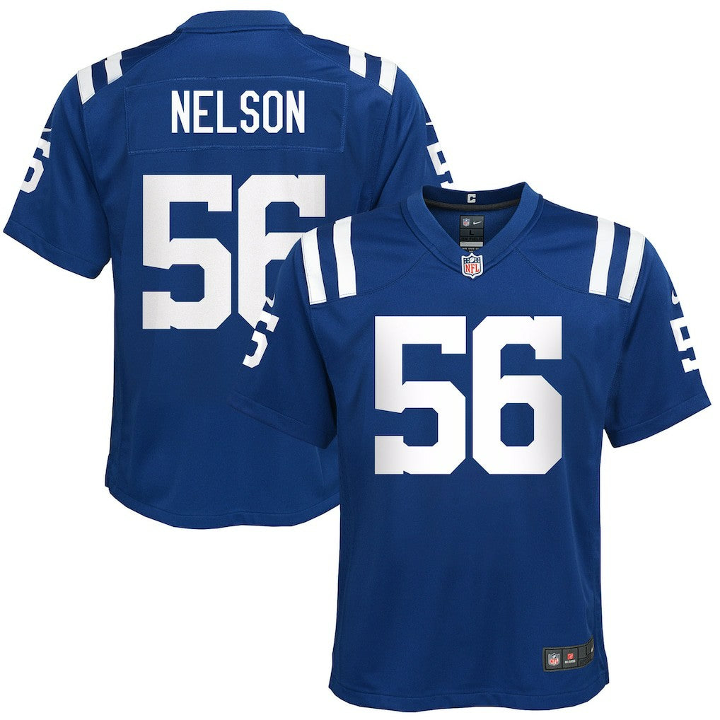 Quenton Nelson Indianapolis Colts Youth Game Jersey - Royal - Nike
